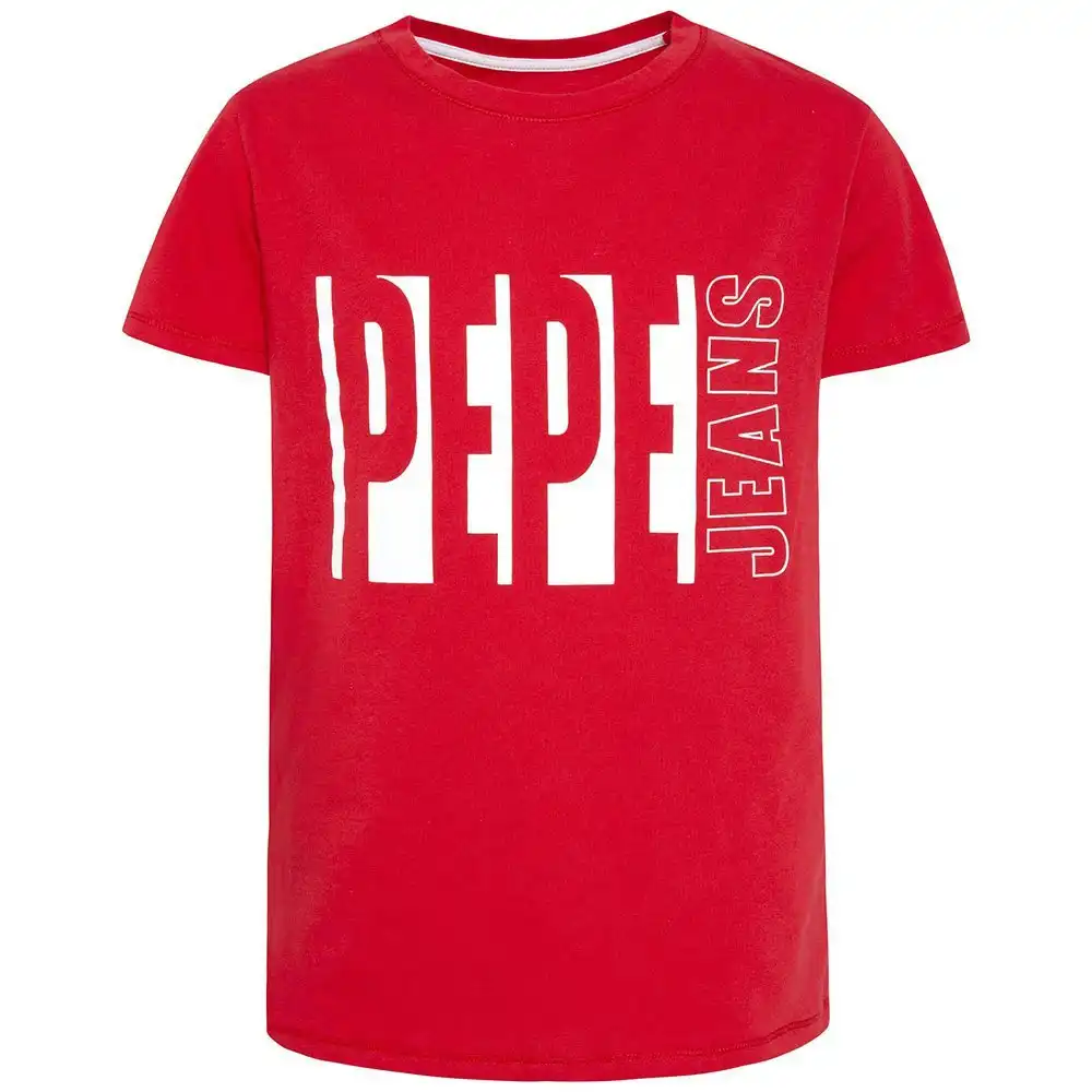 Pepe Kids Pepe Jeans Boys Sacha T-shirt Pepper Red