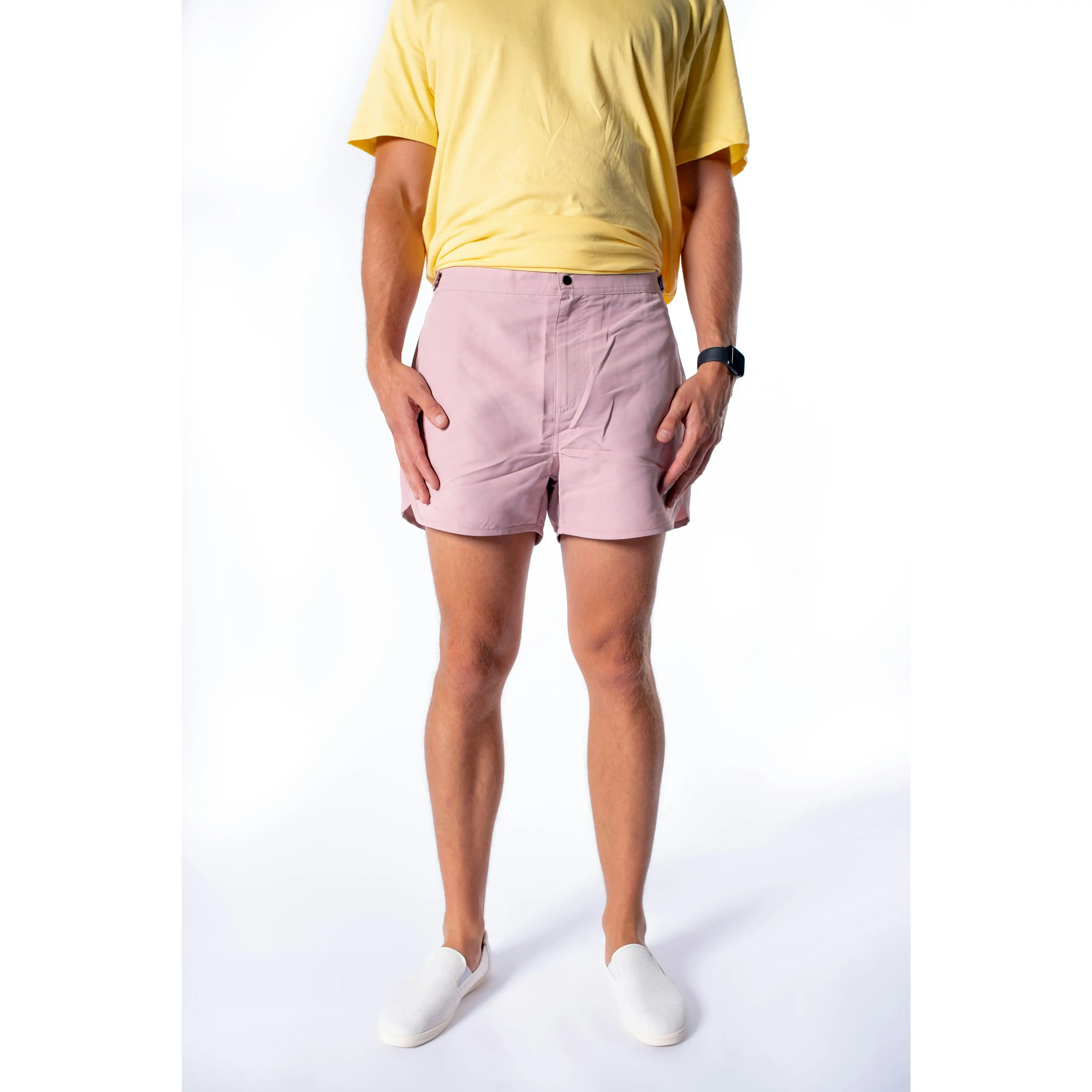 Topman Men's Swim Shorts - Pink