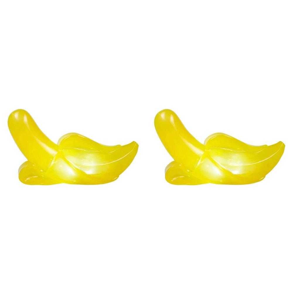 2PK Fizz Creations No Bad Days Banana Night Light Table Room Home Decor 23cm YLW