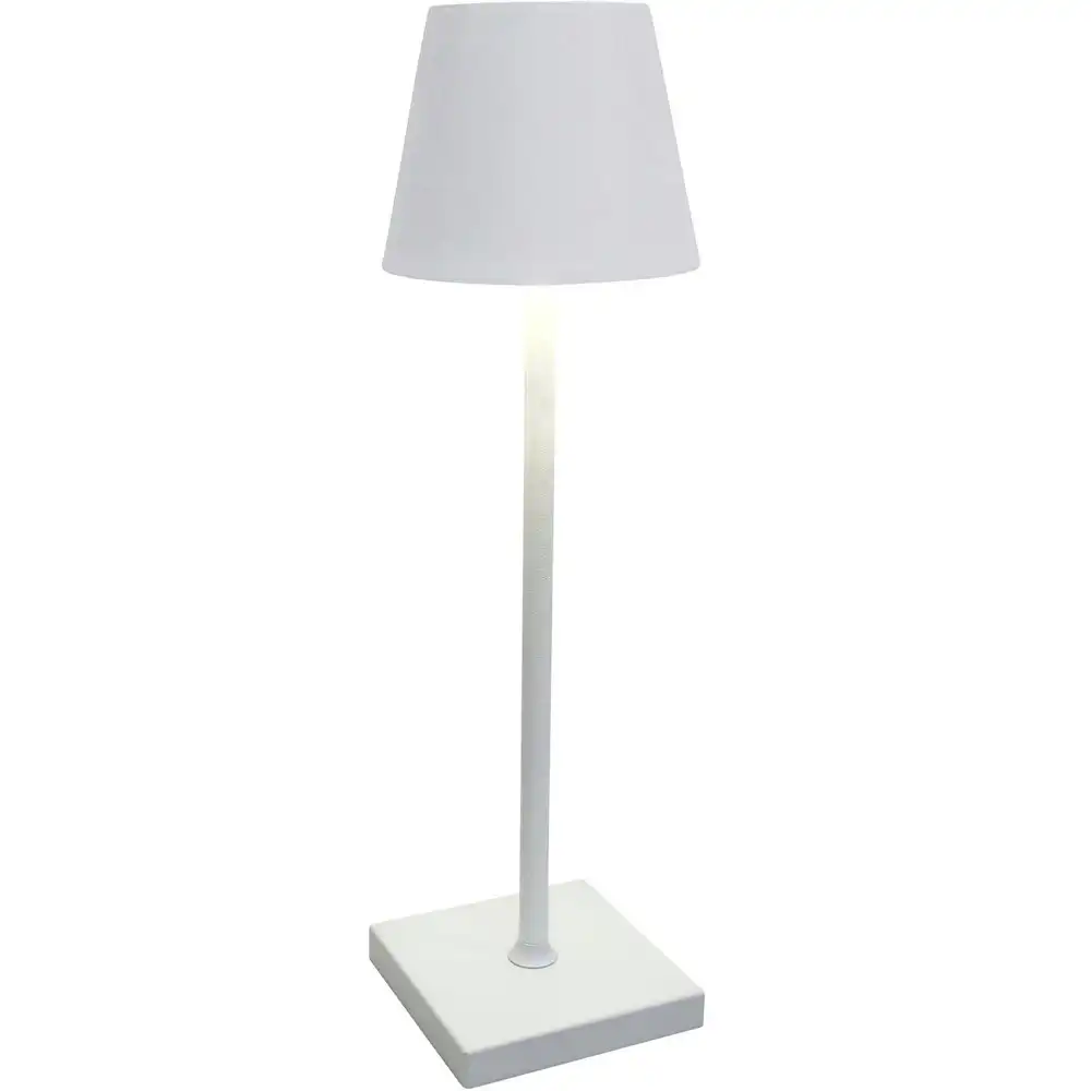 LVD Lantern Plastic/Metal 35cm /Office Decorative Display Lamp w/ USB Cable WHT