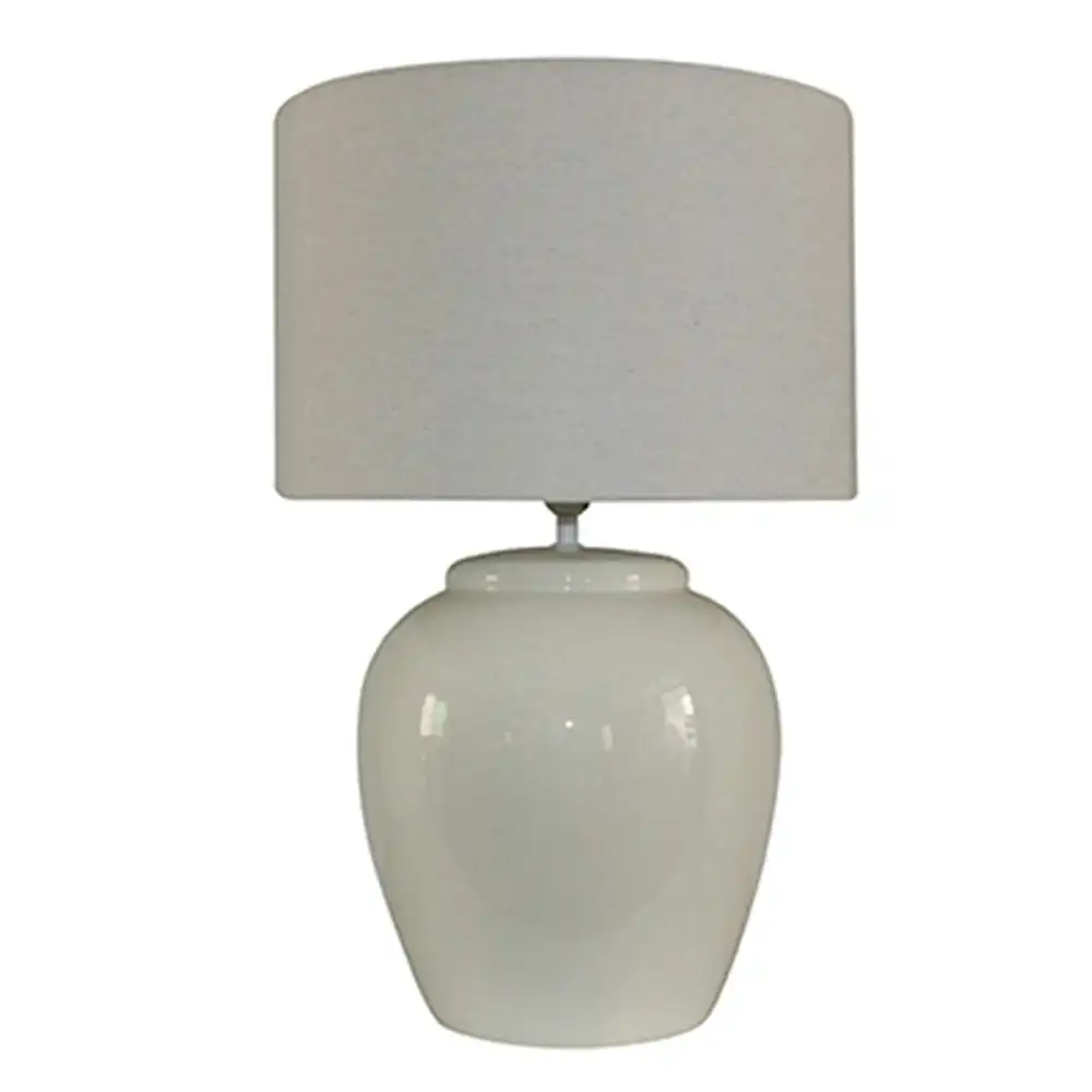 Maine & Crawford Luminite 58cm Scando Table Lamp Bedside Desk Light Decor Cream