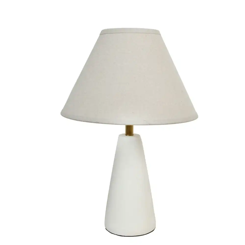 Maine & Crawford Ameri Japandi 36x25cm Table Lamp Home/Office Desk Light White