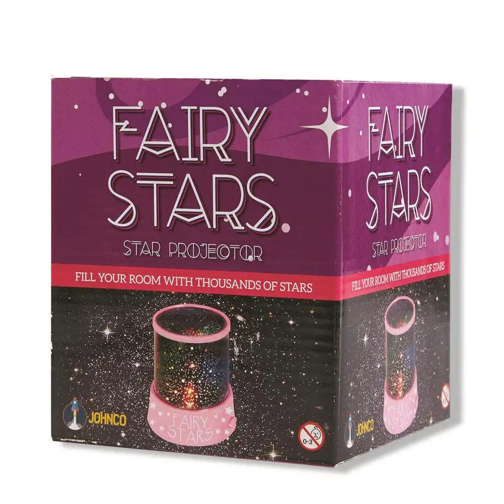Johnco Fairy Stars Projector Kids/Children Room LED Colour Lighting Decor 3y+