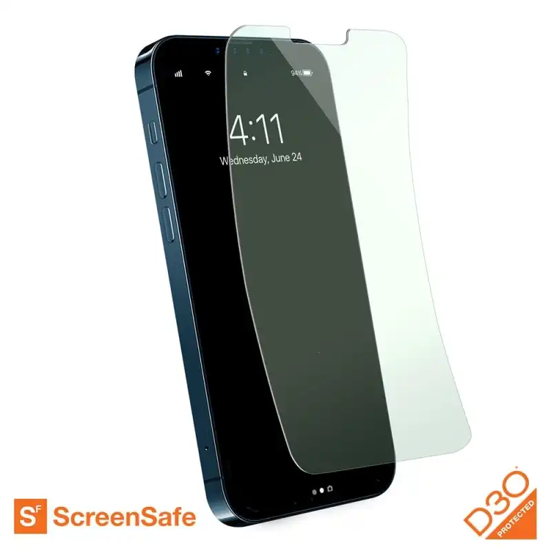 EFM ScreenSafe Film Screen Armour with D3O For iPhone 13 Pro Max (6.7")/iPhone 14 Plus (6.7") - Clear