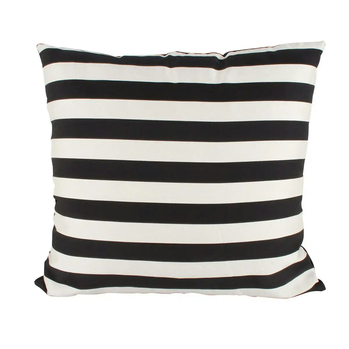 Black Jacquard Stripe Cushion 45X45cm