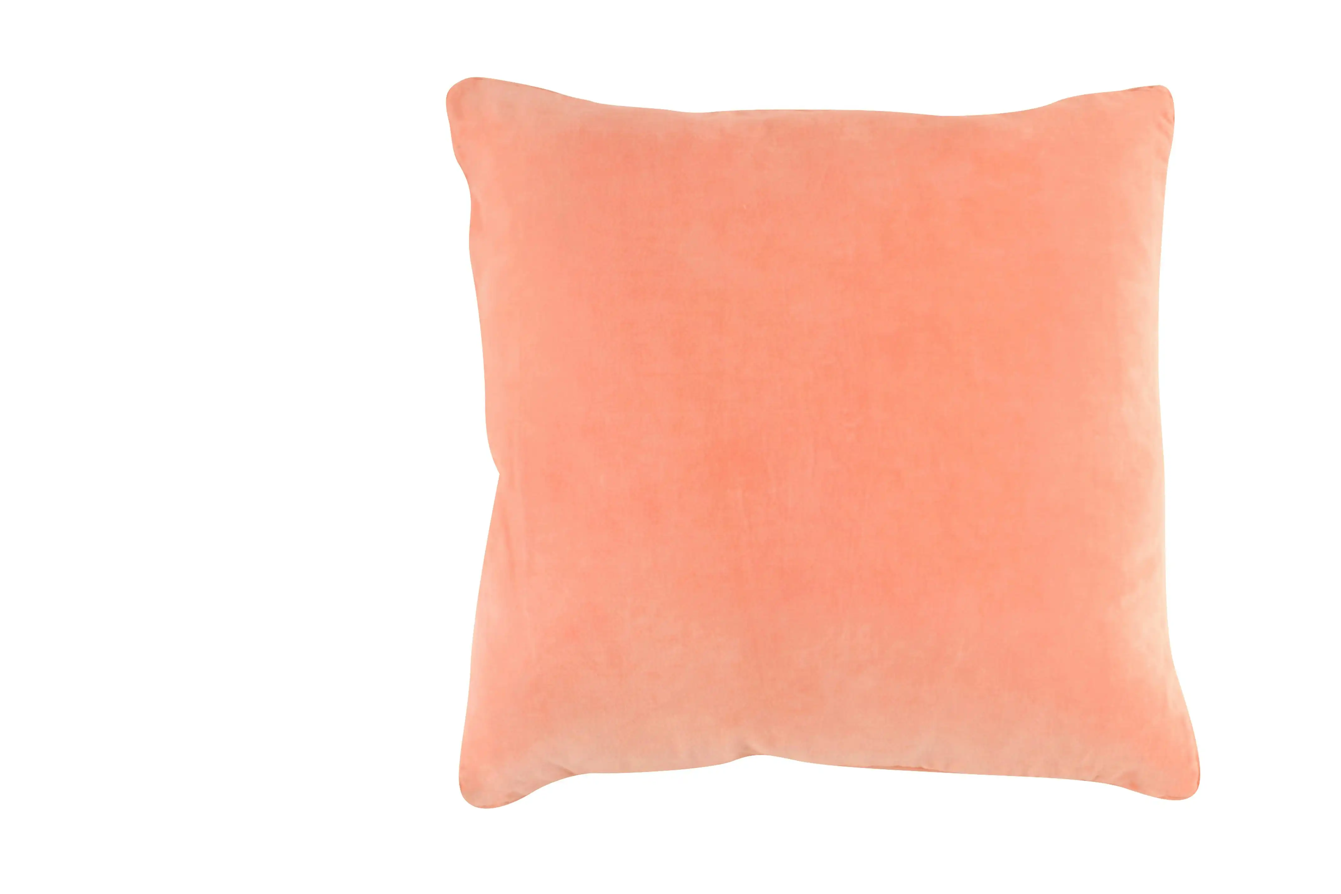 Makenna Velvet Cushion Piping Clay