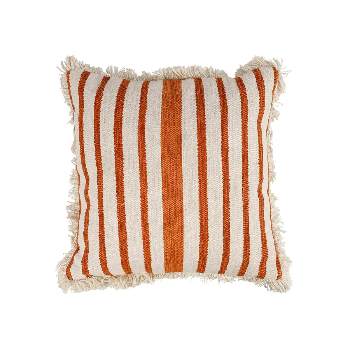 Cora Terracotta Stripe Cushion 40X40cm
