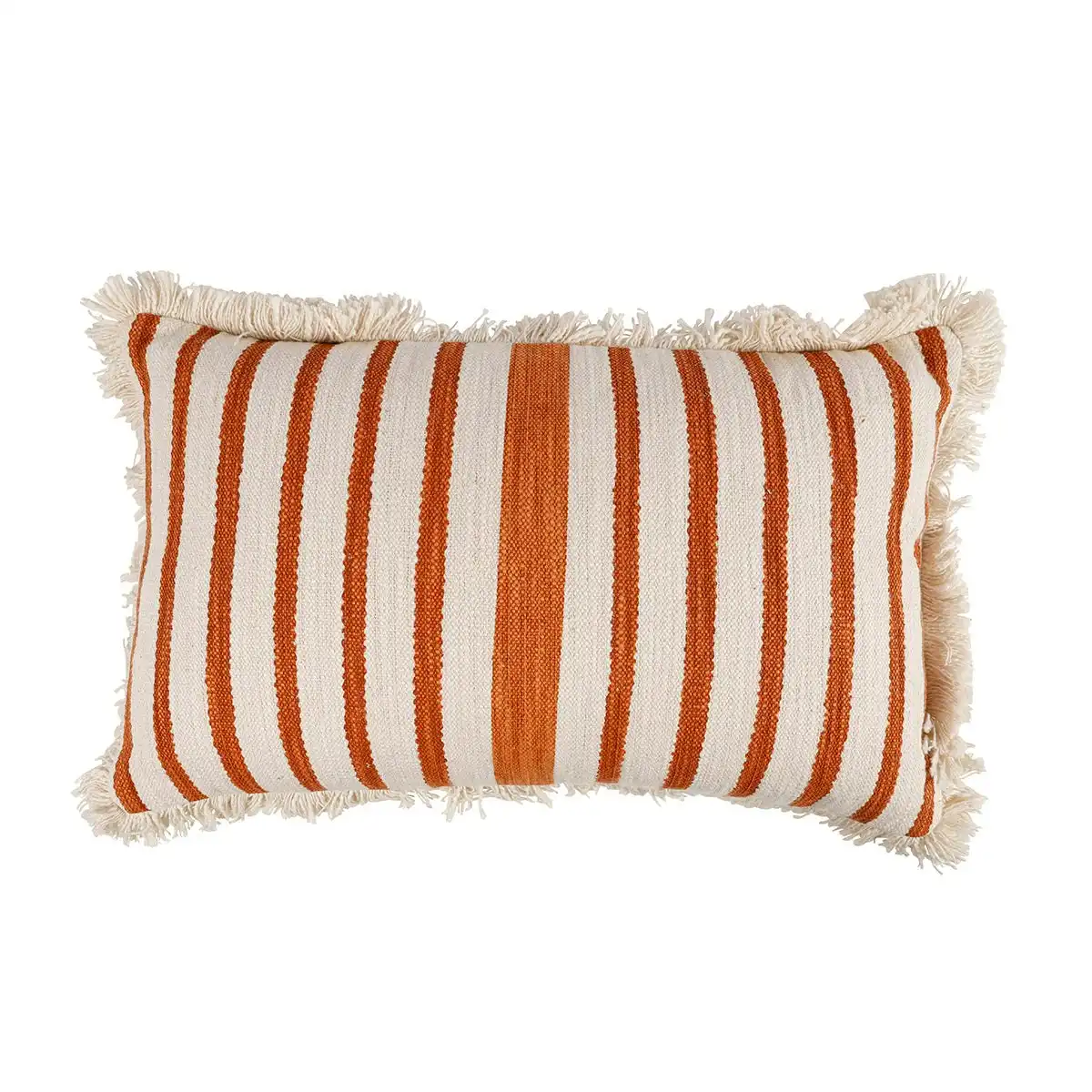 Cora Terracotta Stripe Cushion 50X30cm