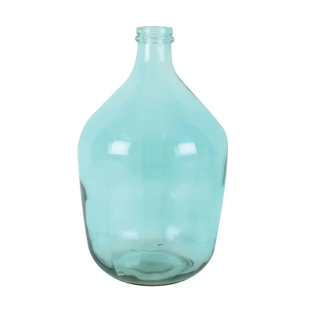 Hosheia Bottle Neck Glass Vase Aqua 38 x 23 x 23cm