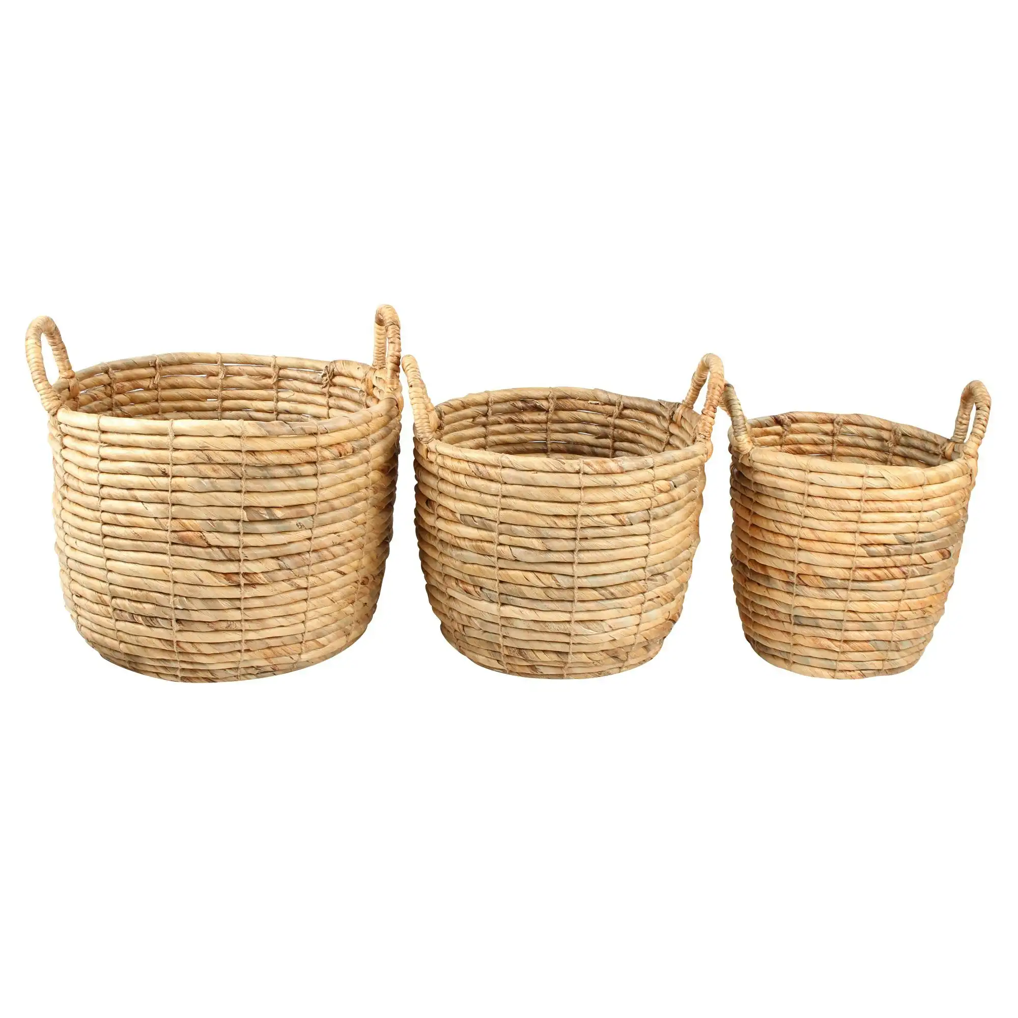 Set Of 3 Toni Water Hyacinth Baskets