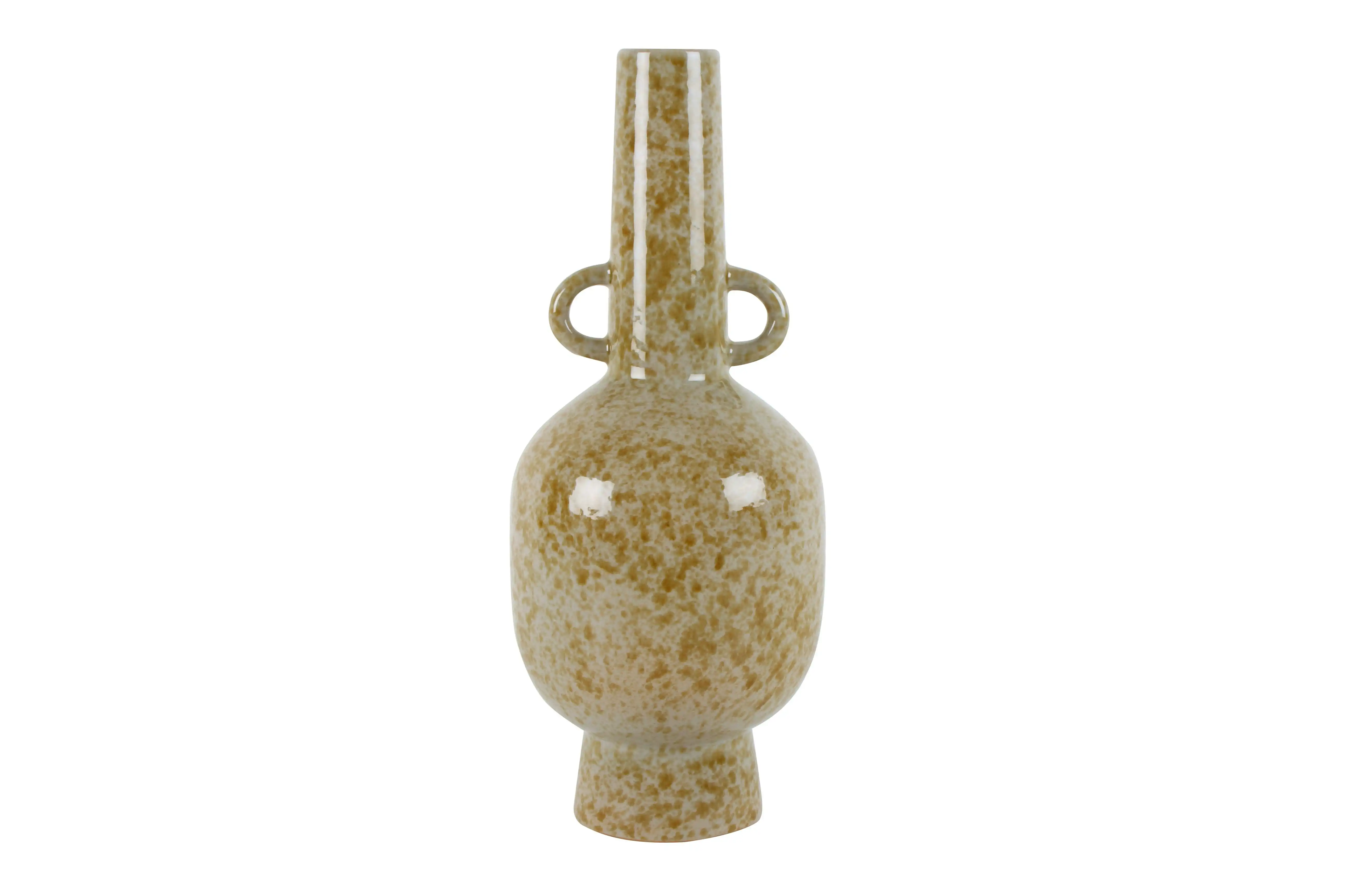 Ifaan Stone Sorori Vase With Handle 41 x 17 x 17 cm
