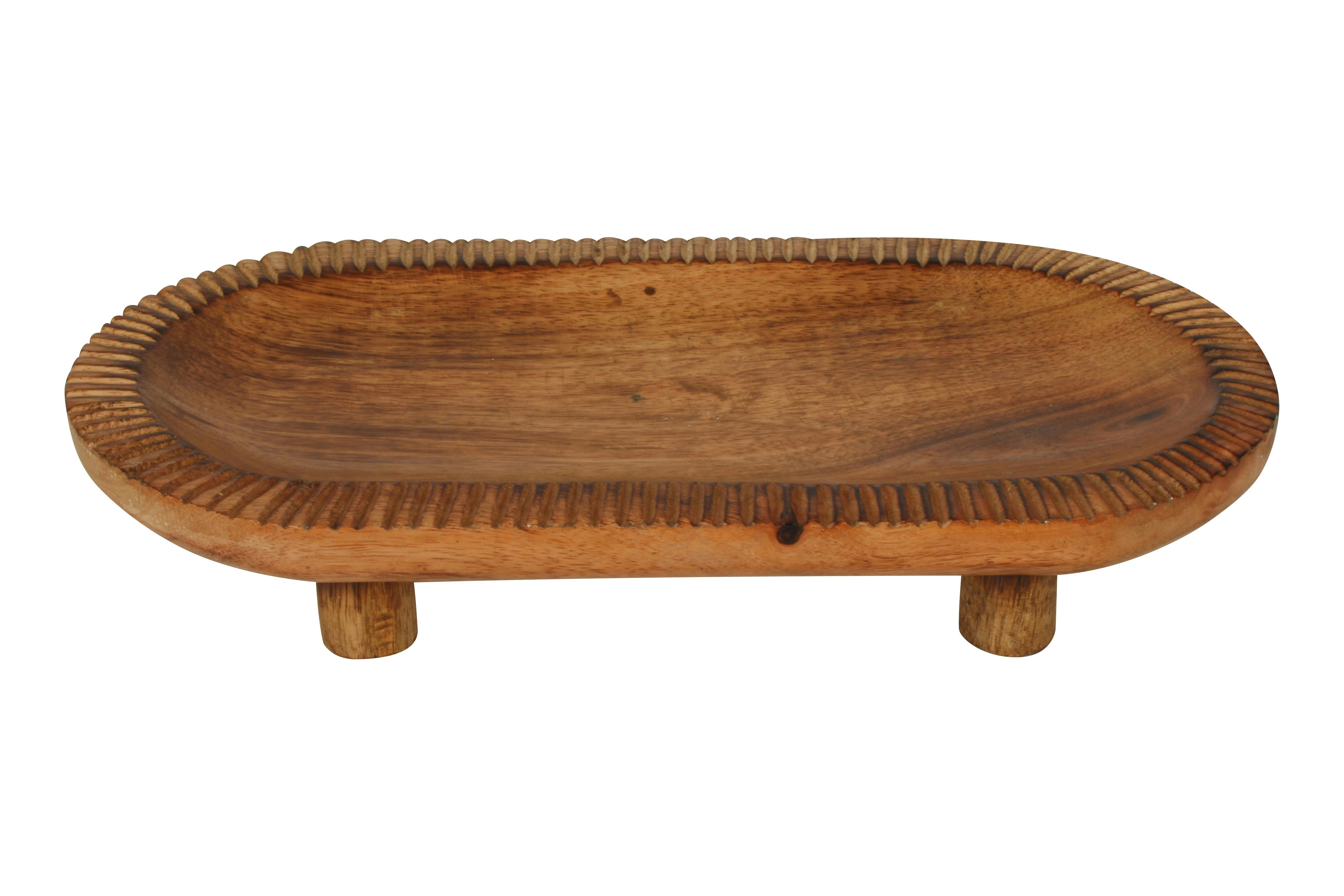 Isole Mango Wood Tray With Legs