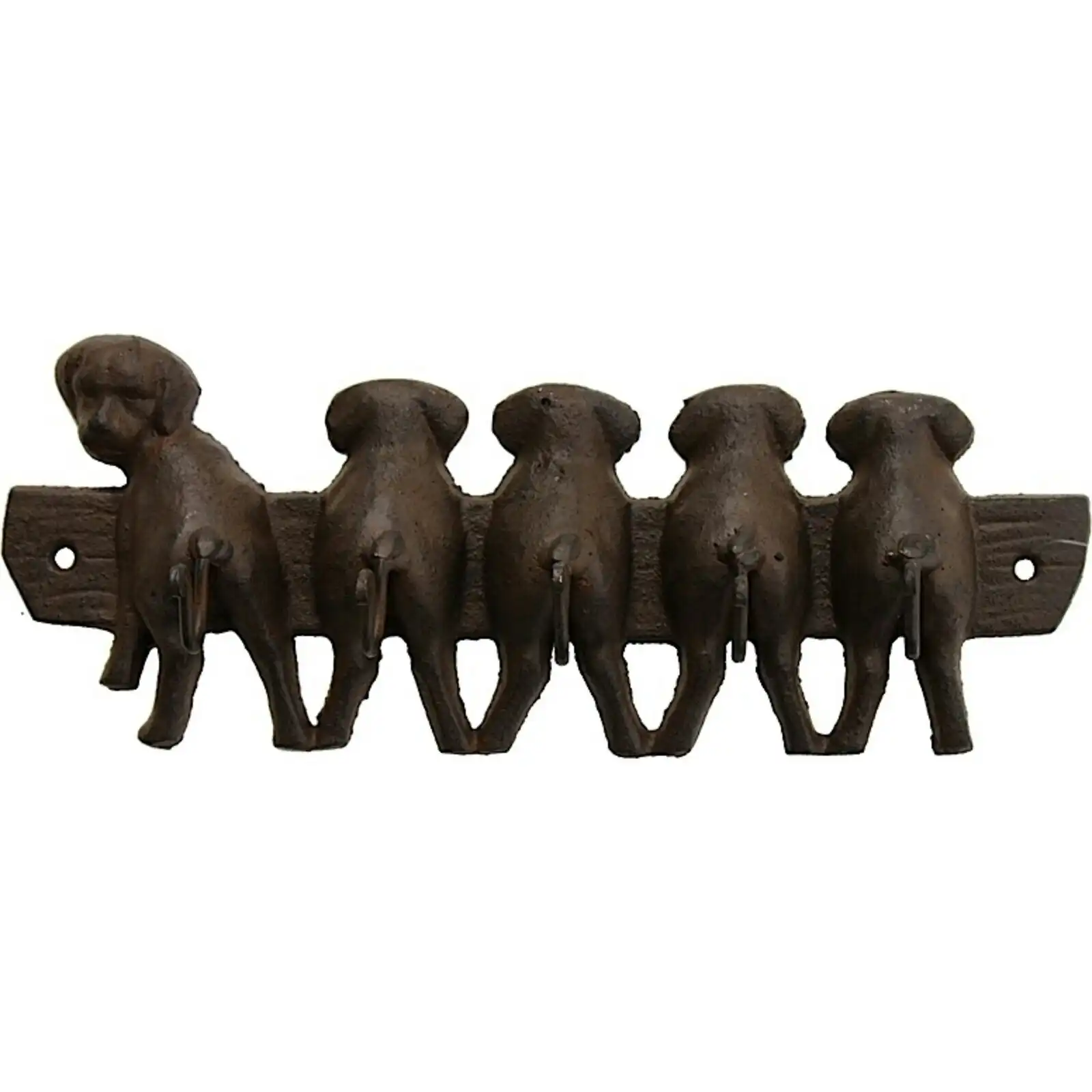 Dogs Metal Hook 28cm Wall Mounted Key/Clothes Organiser Hanger/Holder Home Decor