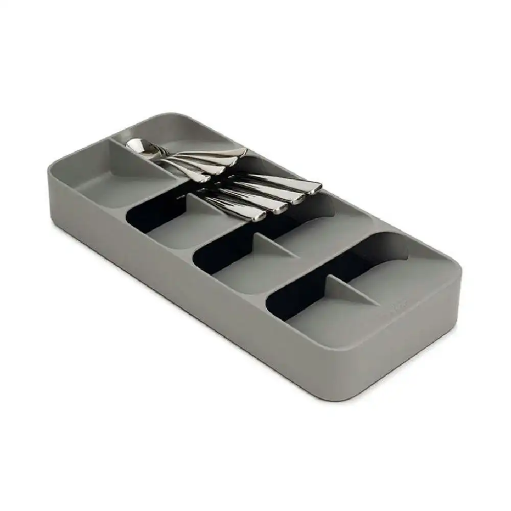 Joseph & Joseph DrawerStore Large Compact Kitchen Cutlery Storage Organiser Grey