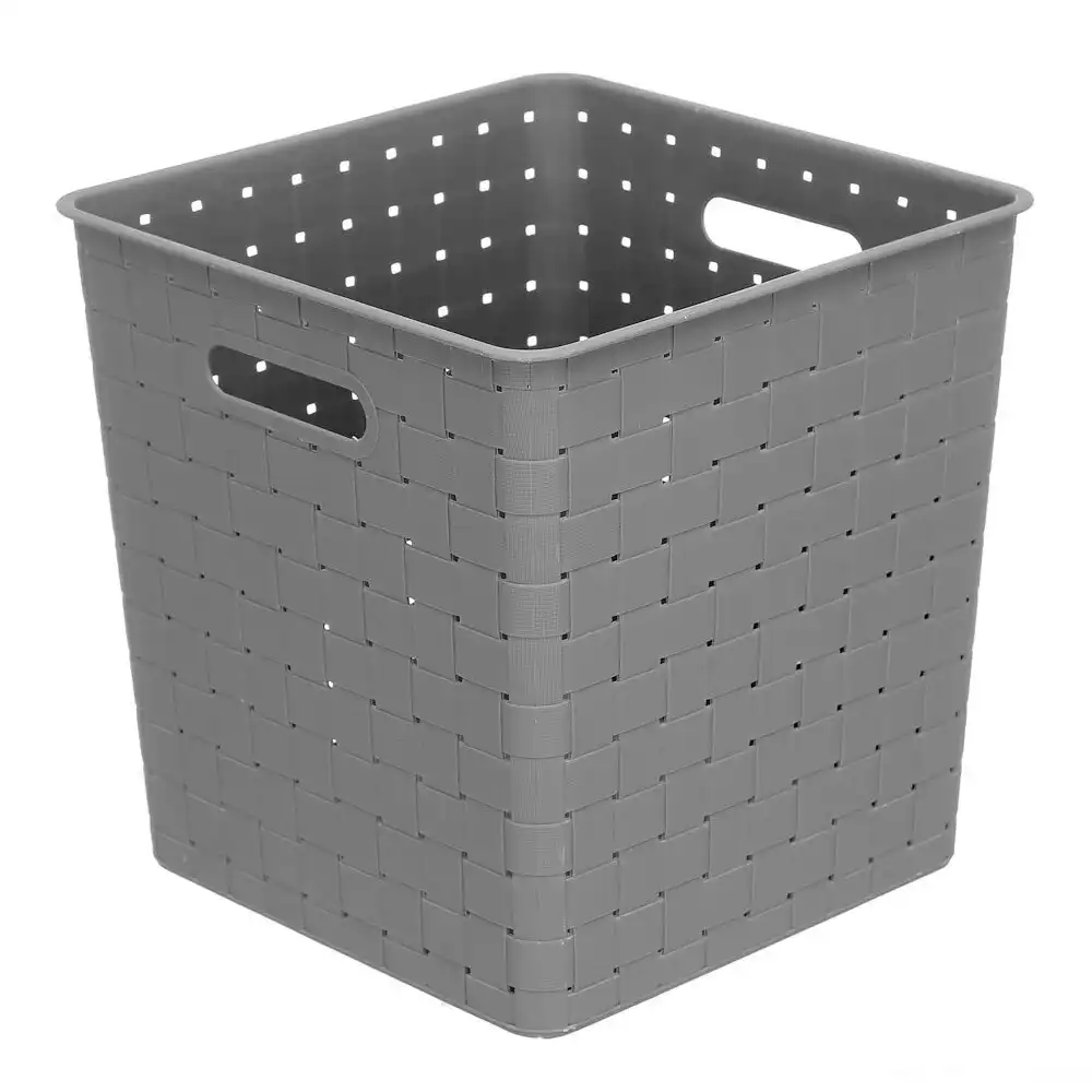 Boxsweden 31cm Logan Deep Basket Home Room Storage Organiser Holder Assorted