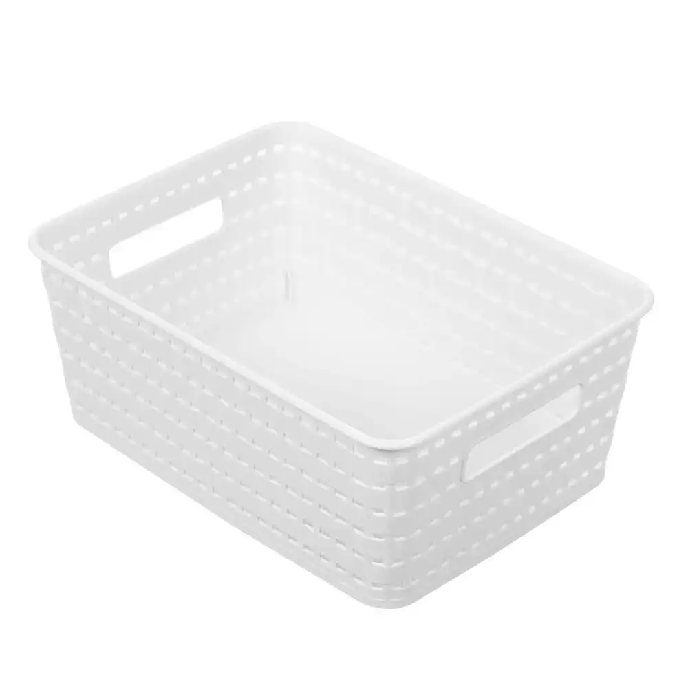 Boxsweden Woven Basket 27cm Home Office Storage Organiser Containers Assorted