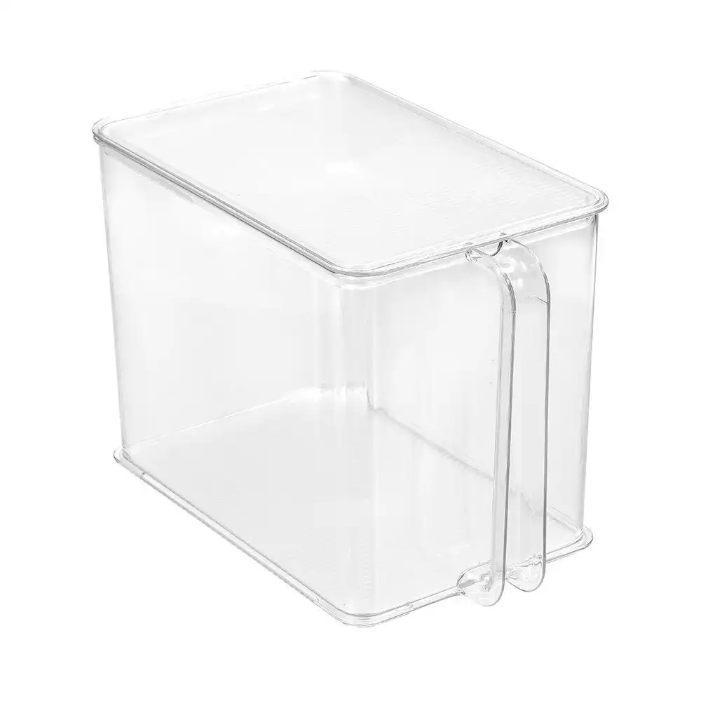 Boxsweden Crystal Easy Access Storer w/ Lid 9L/32cm Stackable Storage Organiser