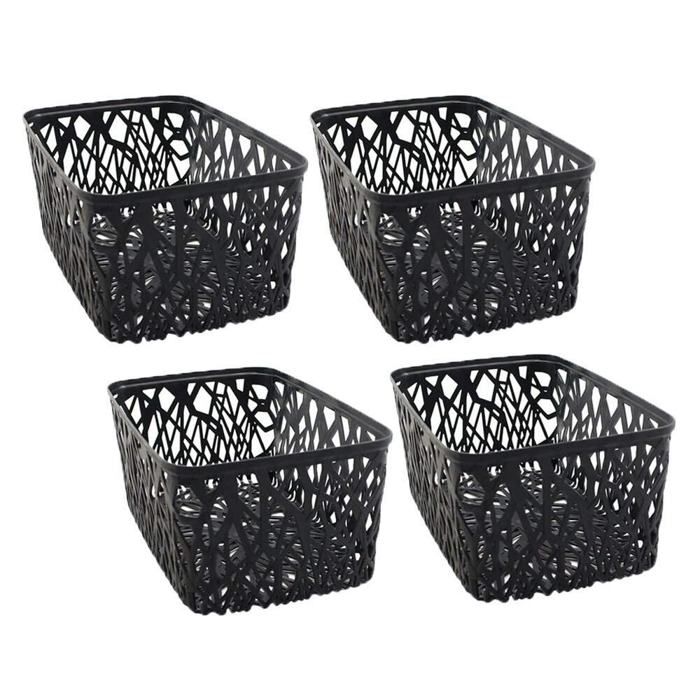 4x Boxsweden Vin Storage Basket 28.5cm Home Storage Cleaning Container Box Asst