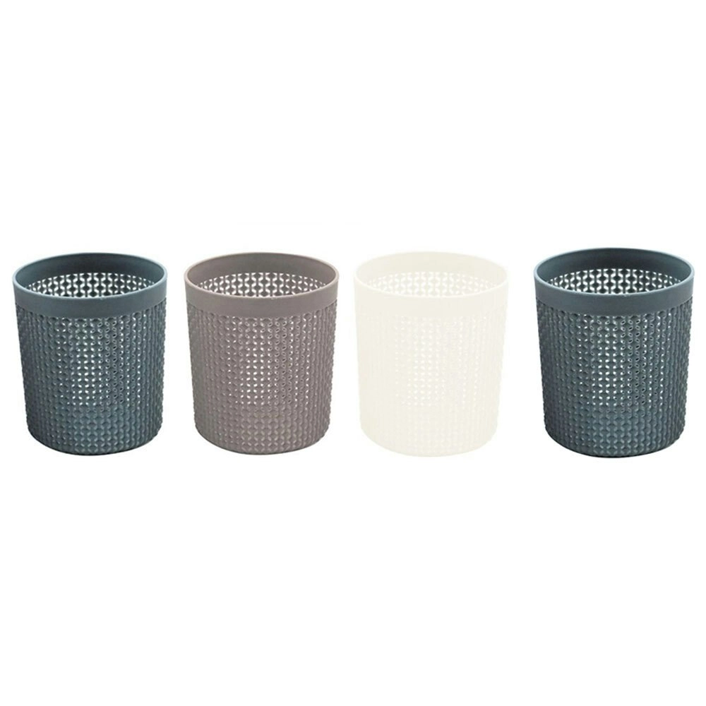 4x Boxsweden Boston Basket Round 11cm Cleaning Storage Container Holder Assort.