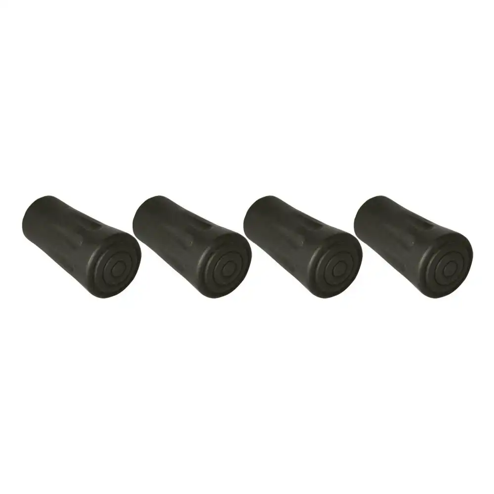 4x High Trek Outdoors Hiking Trail Pole Tip Protector Rubber Cap Foot Mount