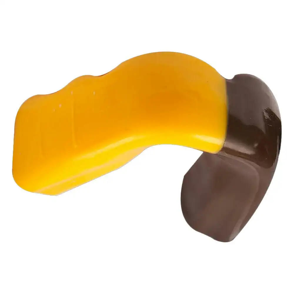 Signature Sports Type 2 Protective Mouthguard Teeth Shield Adults Brown/Yellow