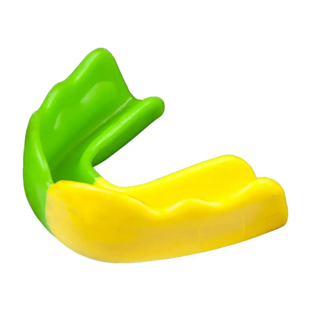 Signature Sports Type 2 Protective Mouthguard Teeth Shield Adults Green/Yellow