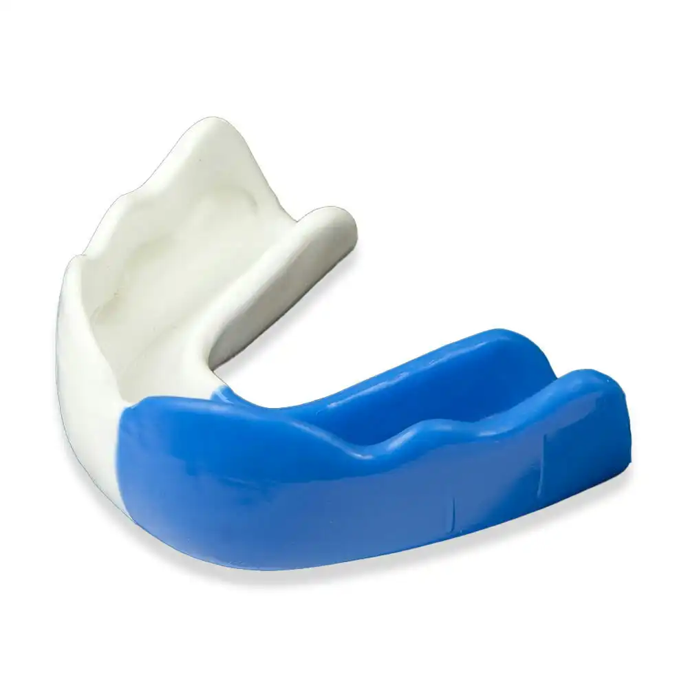 Signature Sports Type 2 Protective Mouthguard Teeth Shield Adults Mid Blue/White