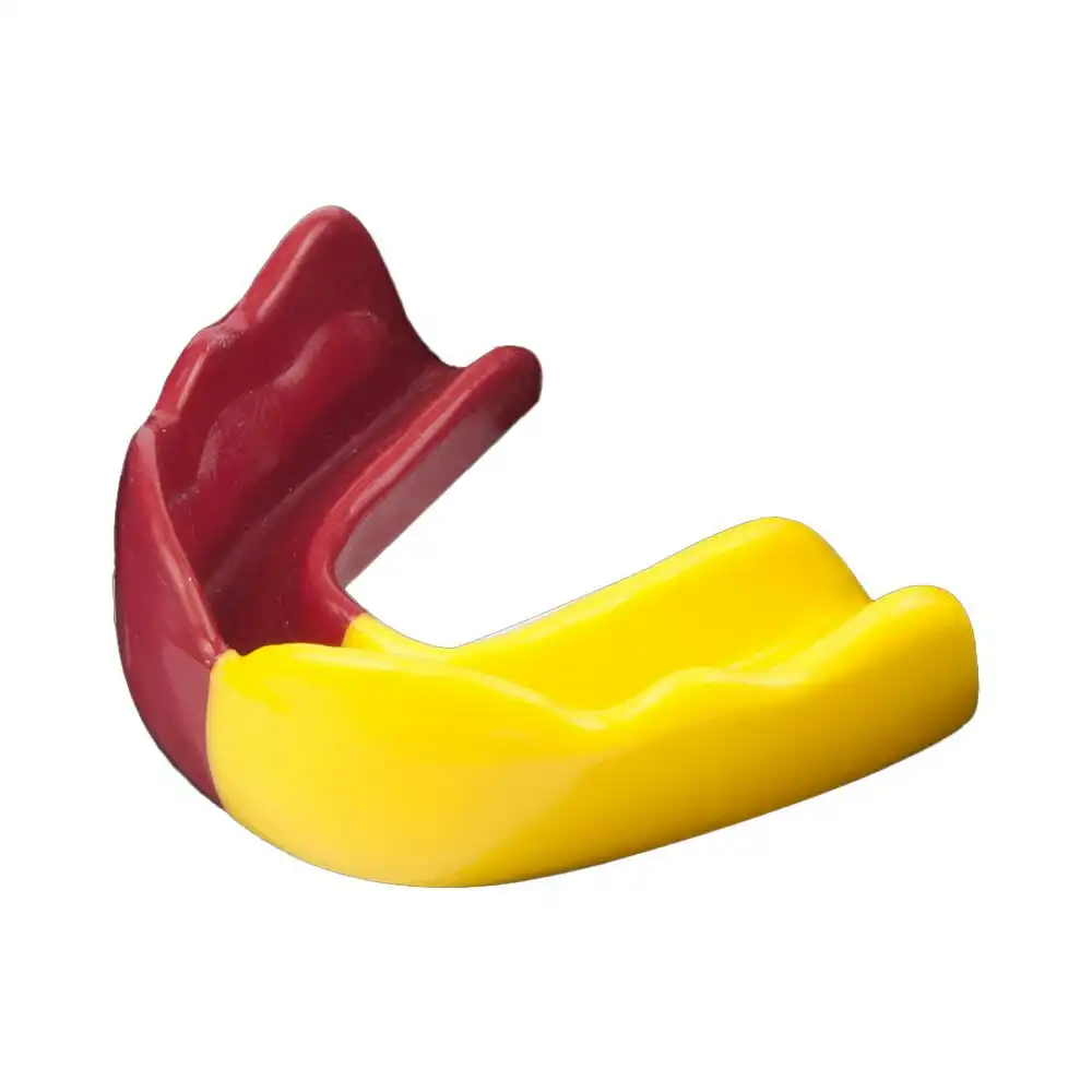 Signature Sports Type 2 Protective Mouthguard Teeth Shield Adults Maroon/Yellow