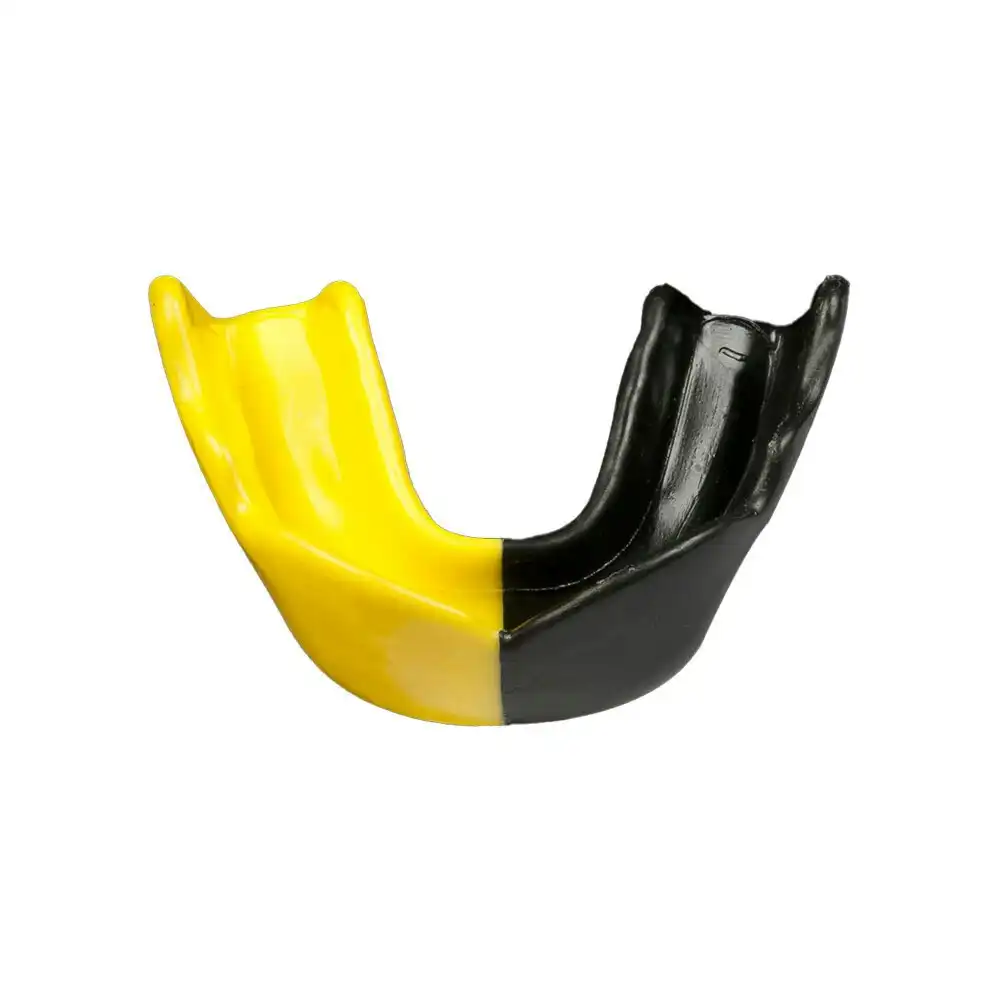 Signature Sports Type 2 Protective Mouthguard Teeth Shield Teen Black/Yellow