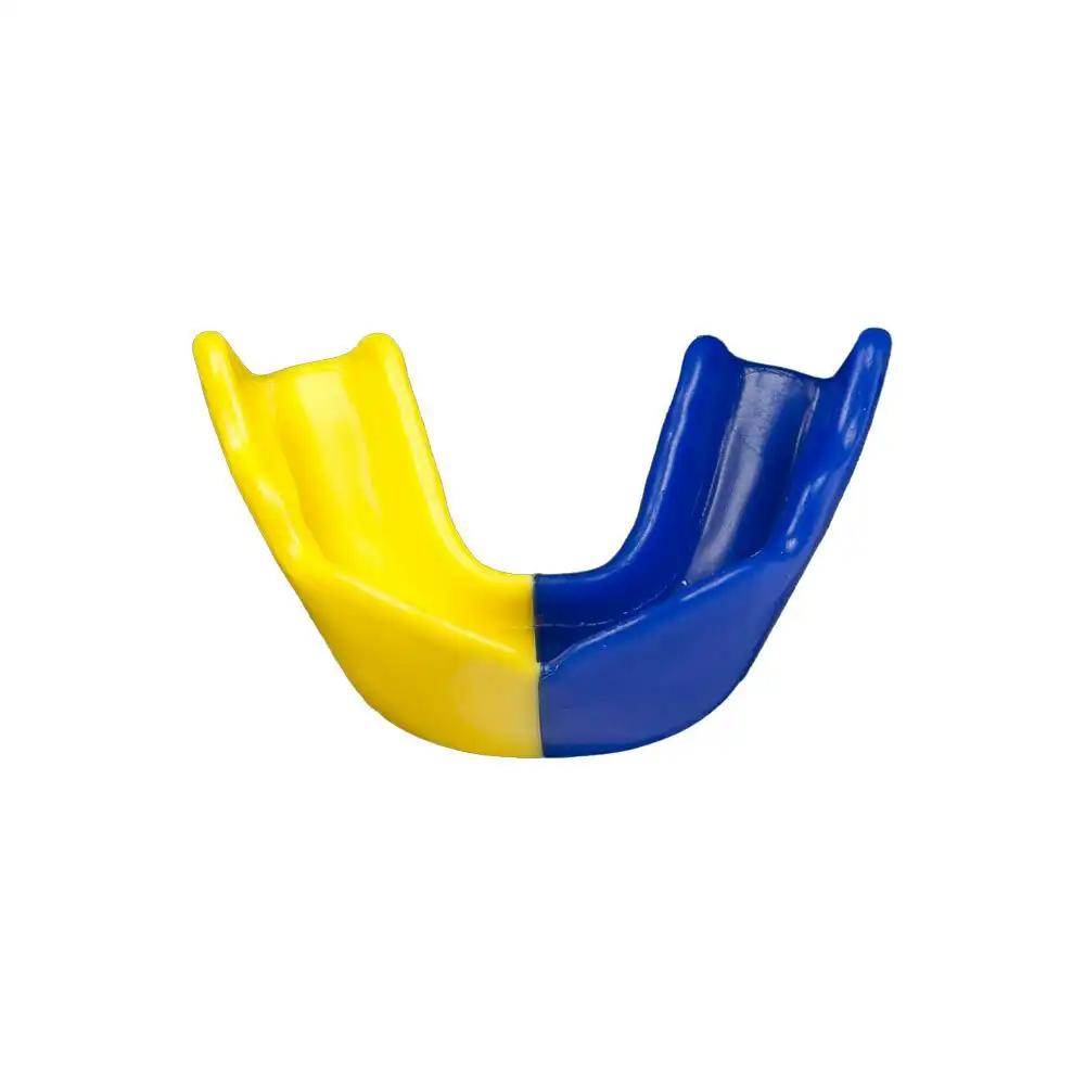 Signature Sports Type 2 Protective Mouthguard Teeth Shield Teen Dark Blue/Yellow