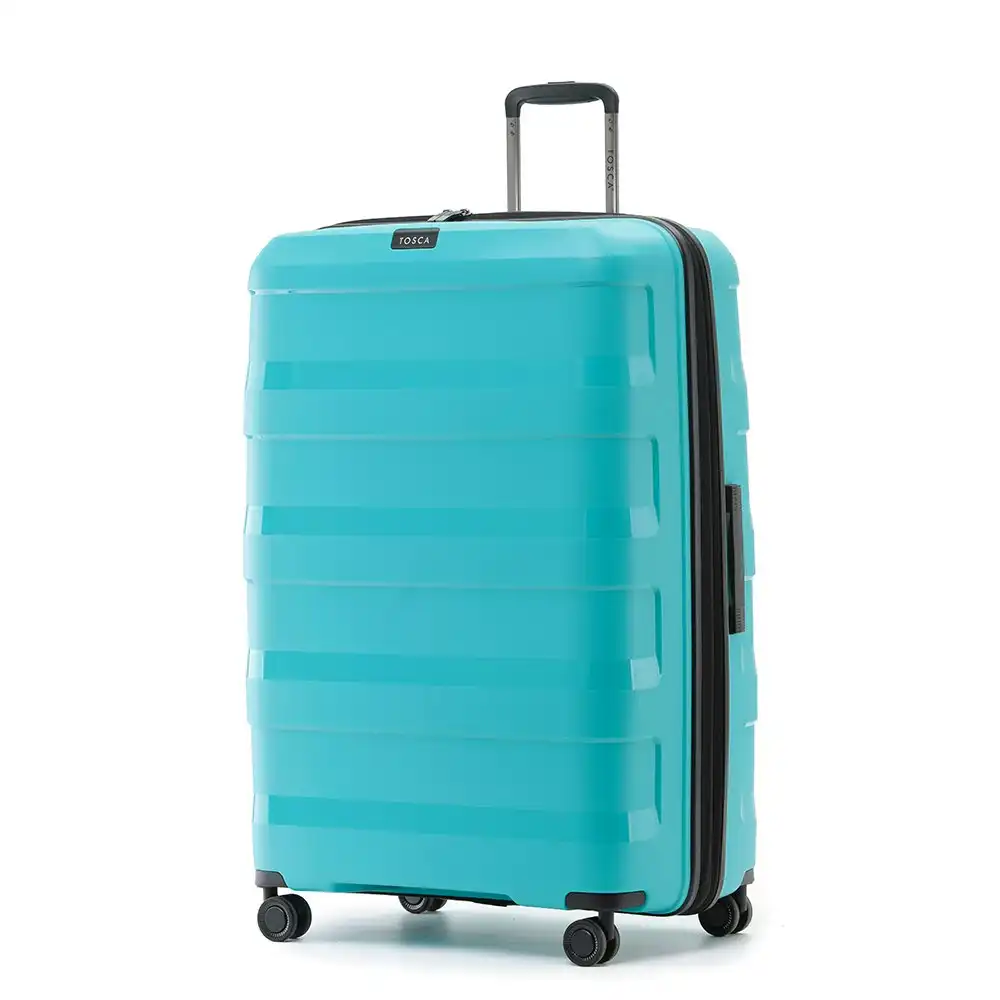Tosca Comet Trolley 4-Wheeled Suitcase Luggage Travel Bag 32" - Teal Blue