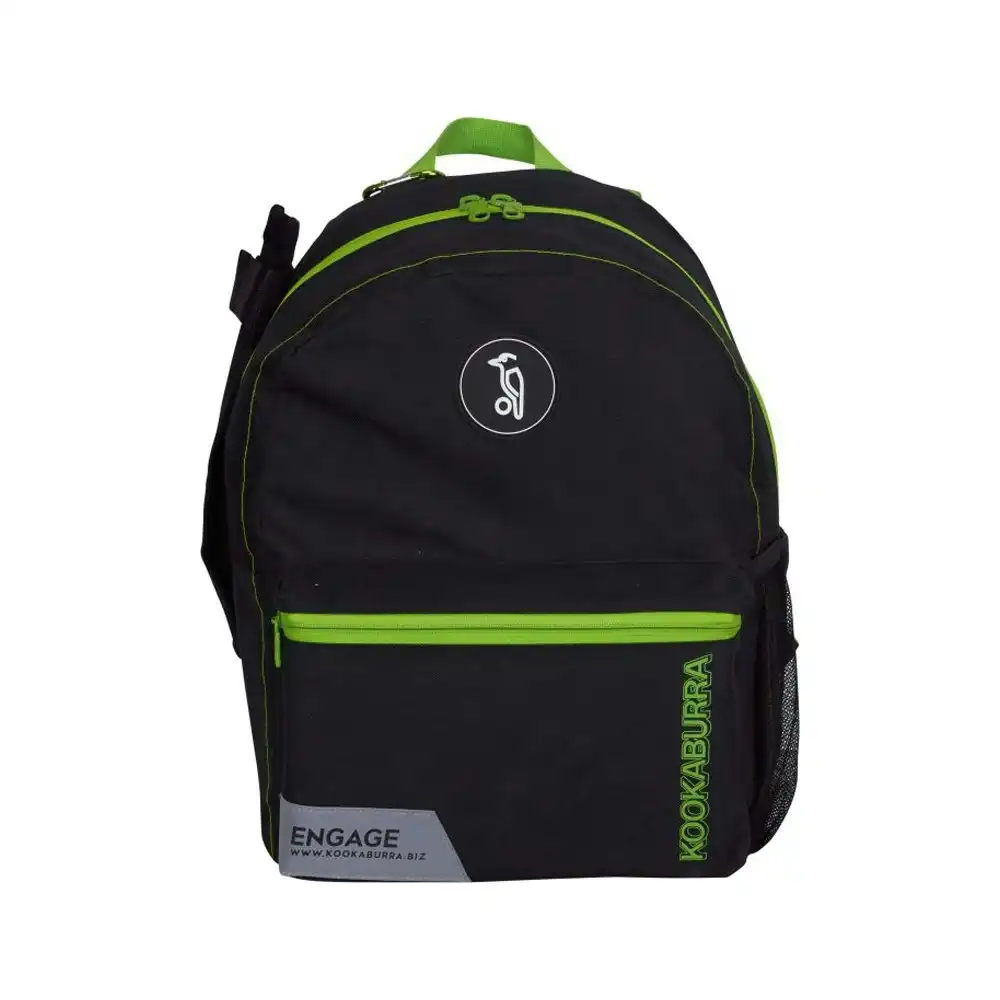 Kookaburra Engage Cricket/Sports Rucksack/Backpack Bag/Luggage Black/Lime