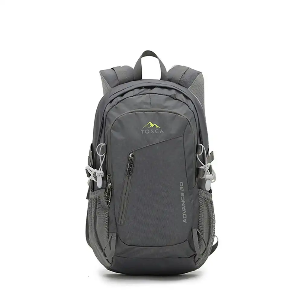 Tosca 20L Lightweight Deluxe Travel Outdoor Adjustable Backpack Bag Grey