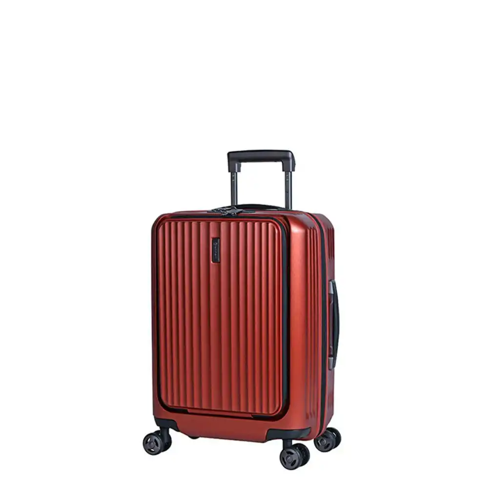 Eminent 20" Trolley 4-Wheeled Suitcase Travel Luggage Bag - Antique Wine
