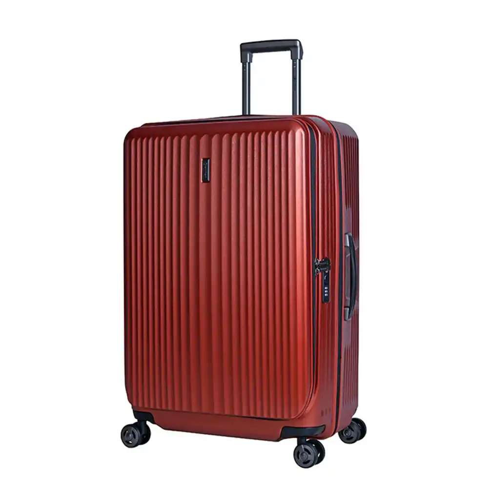 Eminent 28" Trolley 4-Wheeled Suitcase Travel Luggage Bag- Antique Wine