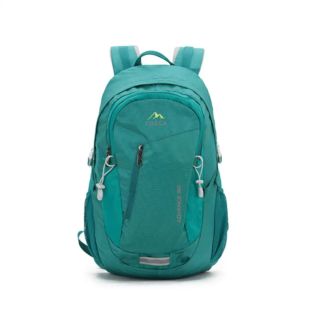 Tosca 30L Lightweight Deluxe Travel Outdoor Adjustable Backpack Bag Green