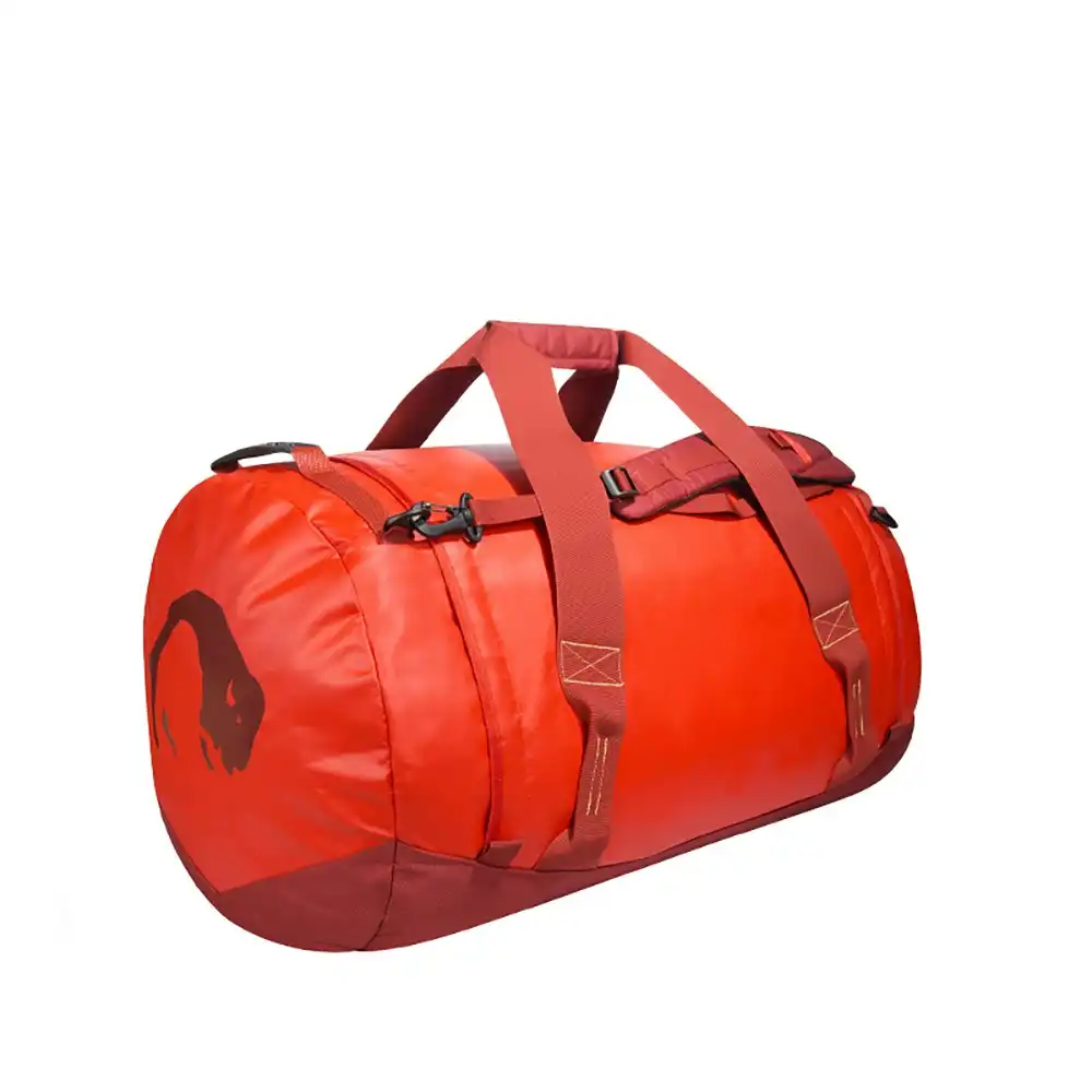 Tatonka Heavy Duty Waterproof Tarpaulin Barrel/Duffle Bag L/85L Red Orange