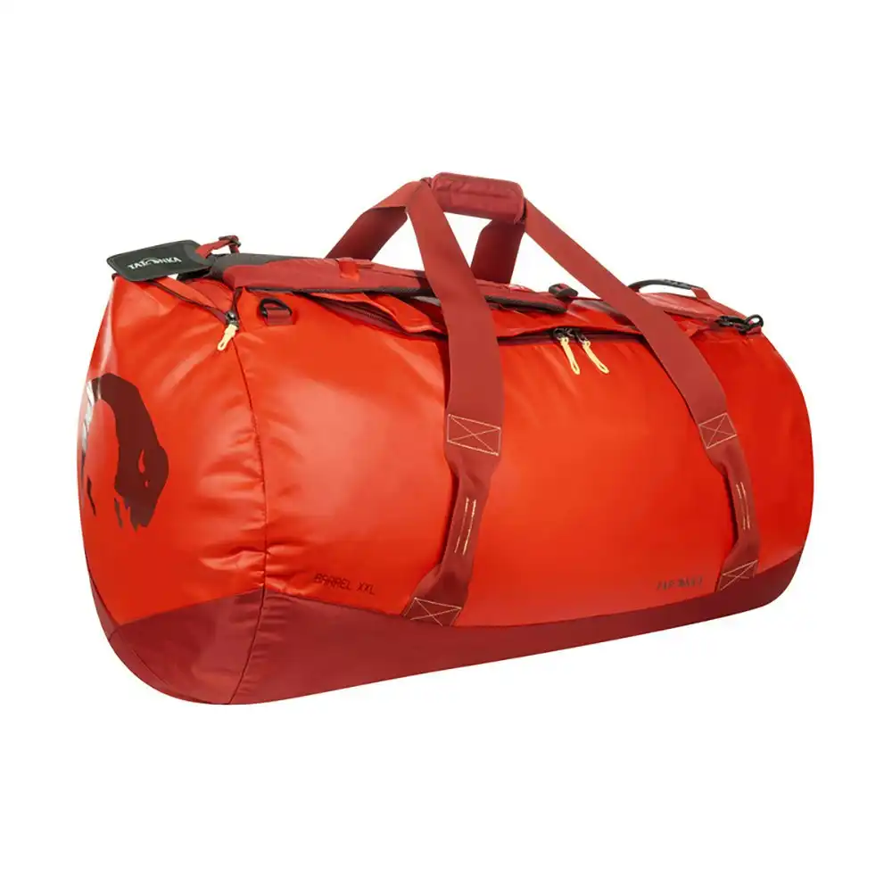 Tatonka Heavy Duty Waterproof Tarpaulin Barrel/Duffle Bag XXL/130L Red Orange