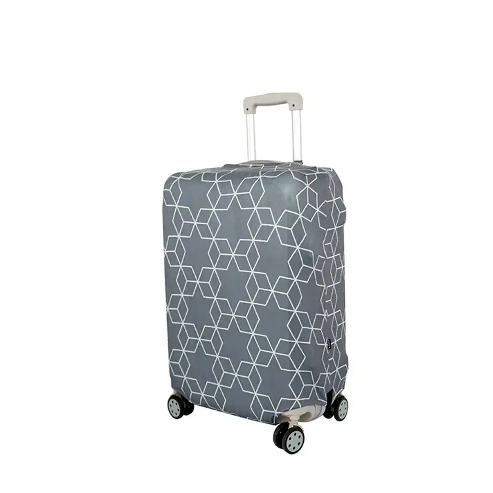 Tosca Anti-Scratch Luggage Suitcase Protection Bag Cover Medium - Geometric
