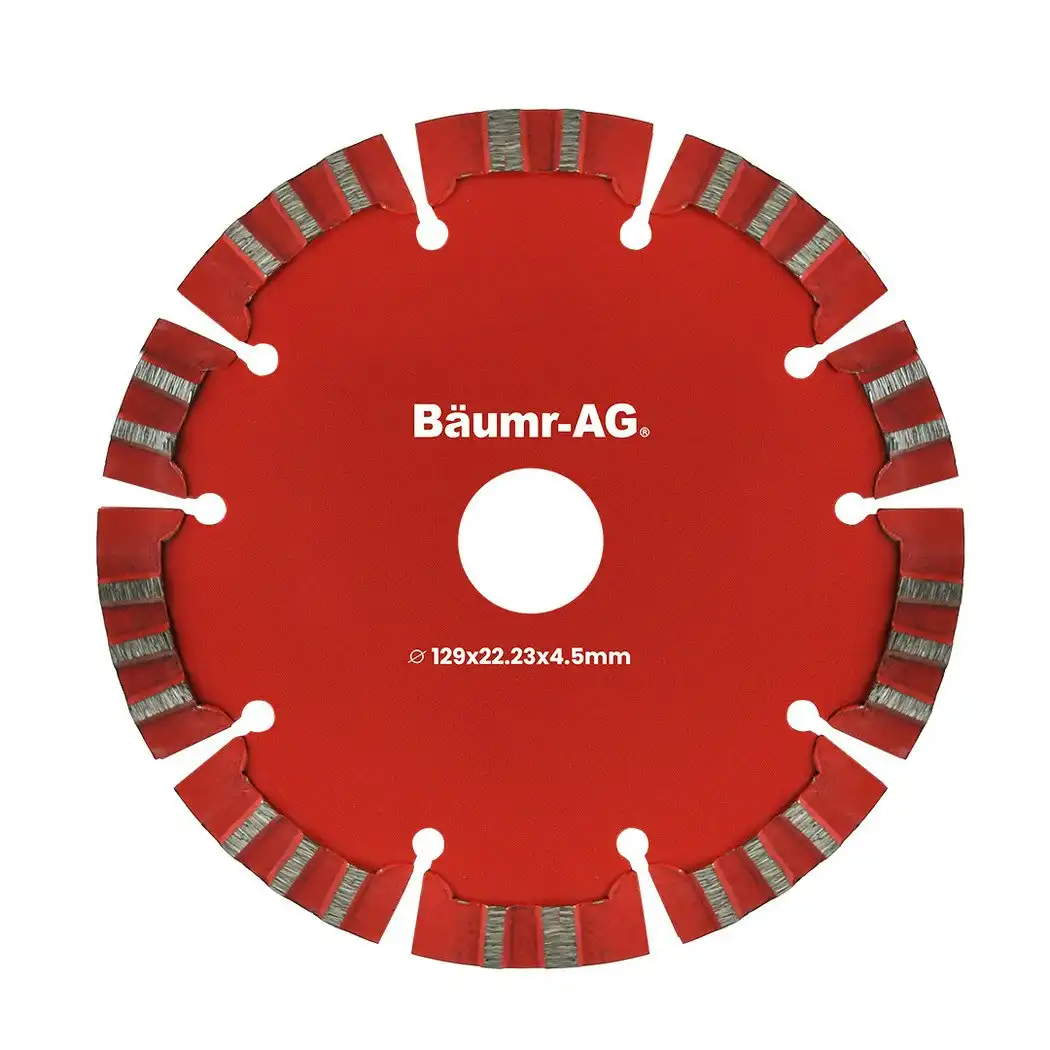 8 x Baumr-AG 5 Inch Replacement Diamond Blades for Wall Chaser Machines