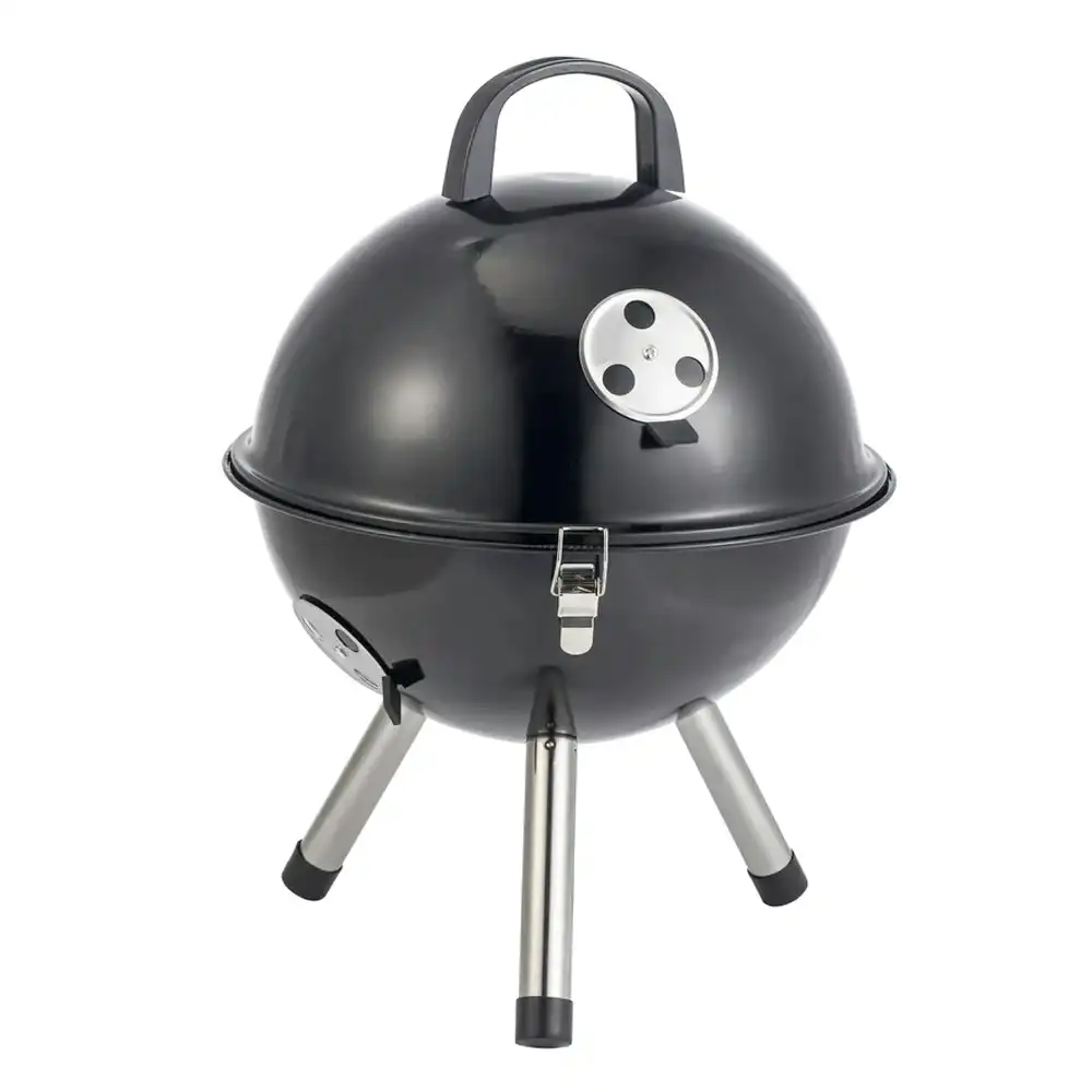 Hacienda 12" Kettle Portable Outdoor Camping Charcoal Grill Stove Compact BBQ