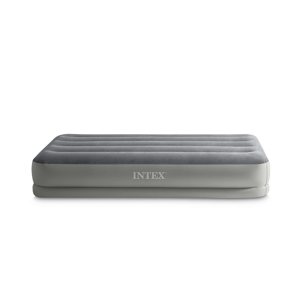 Intex Dura-Beam Prestige Inflatable Twin Airbed w/ Built-In USB Electric Pump