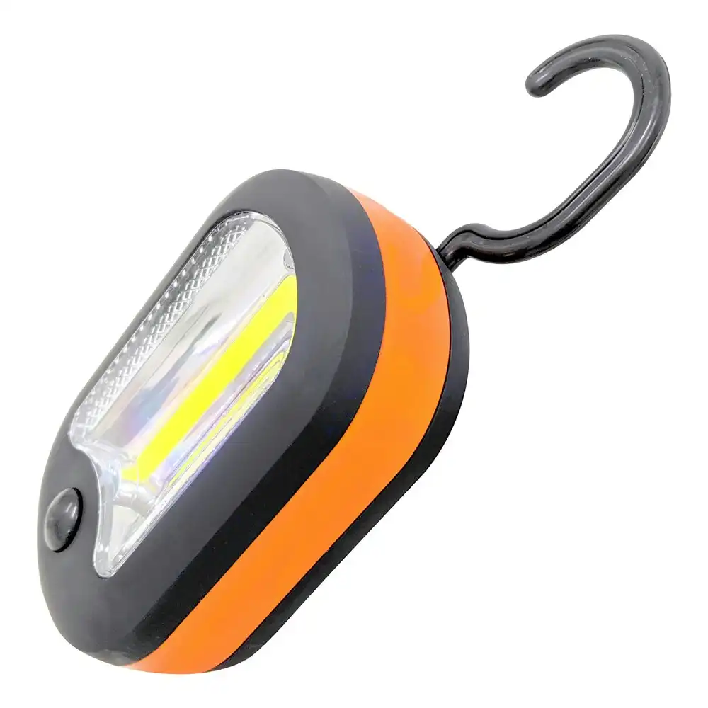 Wildtrak Camping 97cm Oval Magnetic Work Light Outdoor Hiking/Travel Black/ORNG