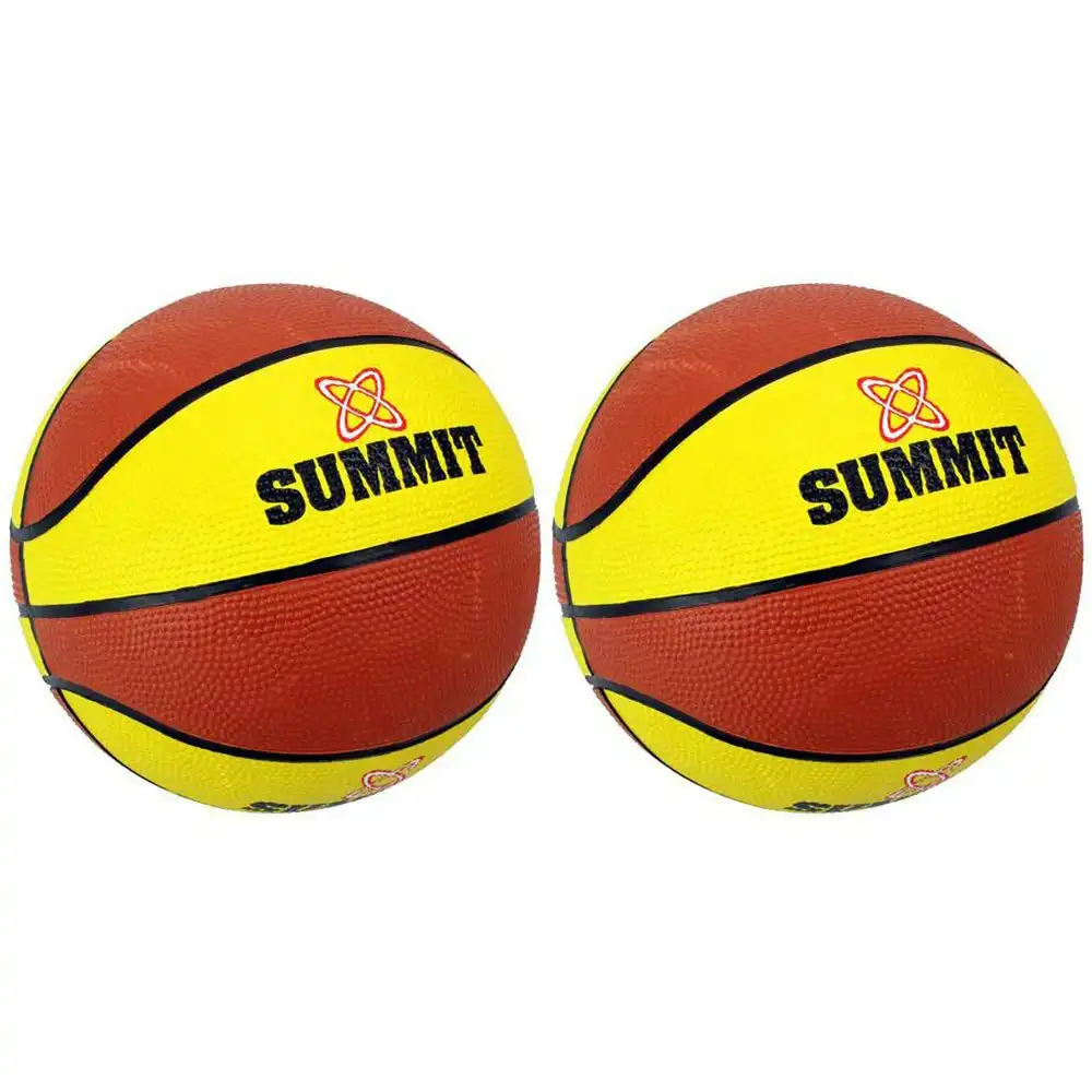 2PK Summit Size 7 Classic Basketball Indoor/Outdoor Sport/Game Ball Yellow/Brown