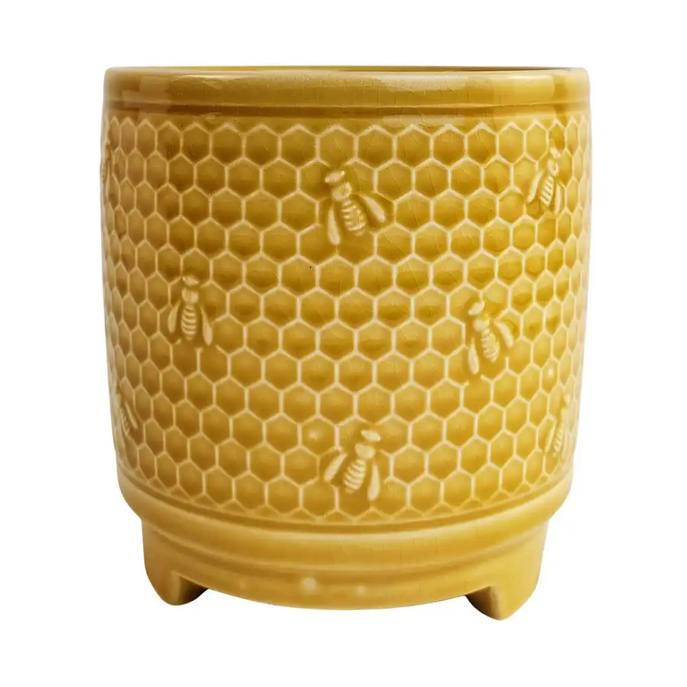 Urban 14cm Maeve Beehive Planter Honeycomb Plant/Flower Pot Home/Garden Decor