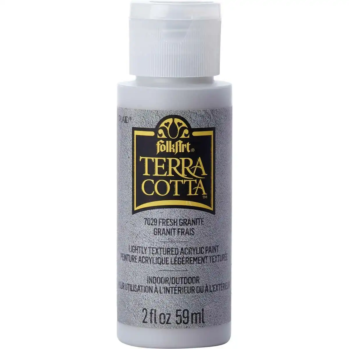 Plaid FolkArt Terra Cotta 59ml Acrylic Art Paint Fresh Granite Textured Finish