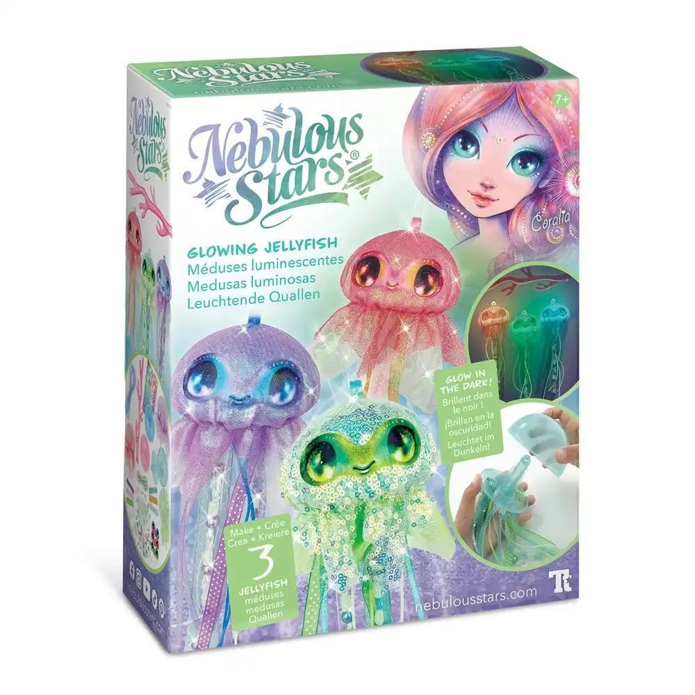 Nebulous Stars Glowing Jellyfish Beads/Strings Kids Activity Art/Craft Kit 7+