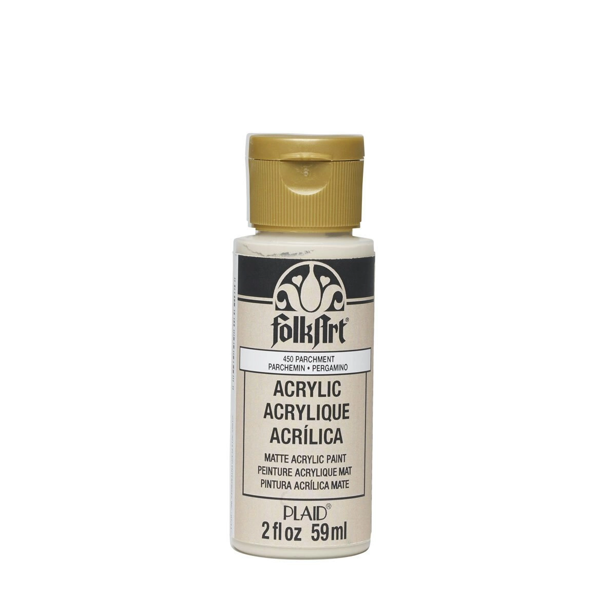 Plaid FolkArt Premium 59ml Water-Based Parchment Acrylic Art Paint Matt Finish