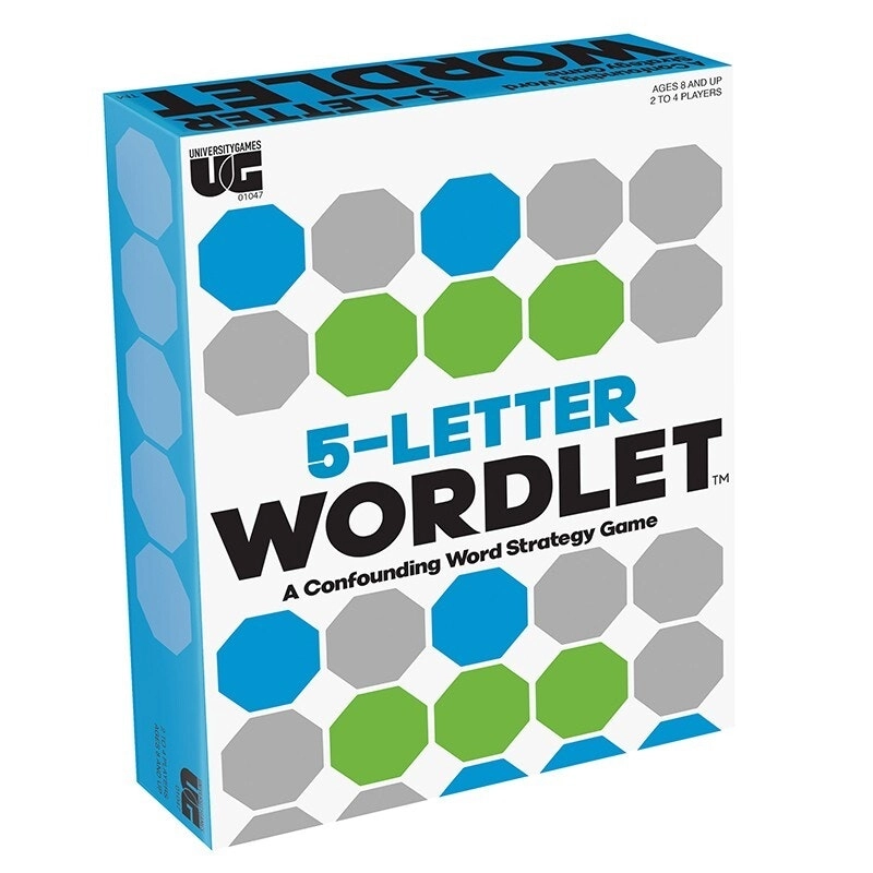 U.Games 5-Letter Wordlet Strategy Game Interactive Kids Activity Fun Toy 12+