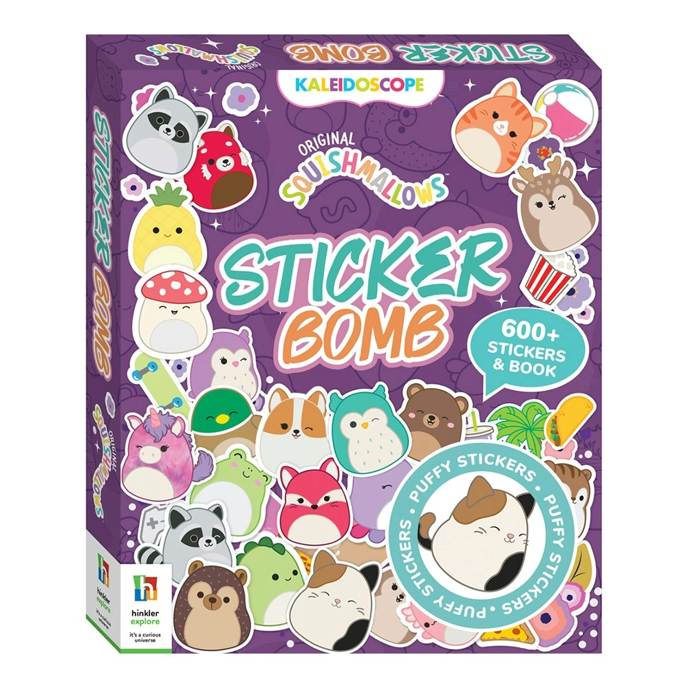 Kaleidoscope Sticker Bomb Squish Mallows Kids/Children Learning Activity Book